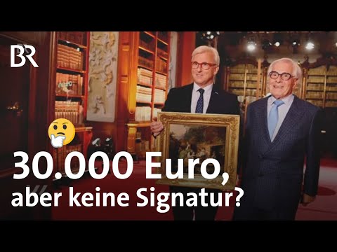 Ein unsigniertes Biedermeier-Bild für 30.000 Euro? | Familie am Bach | Maler | Kunst + Krempel | BR