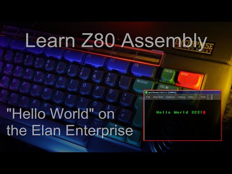 Hello World on the Elan Enterprise - Learn Z80 Assembly Lesson H5