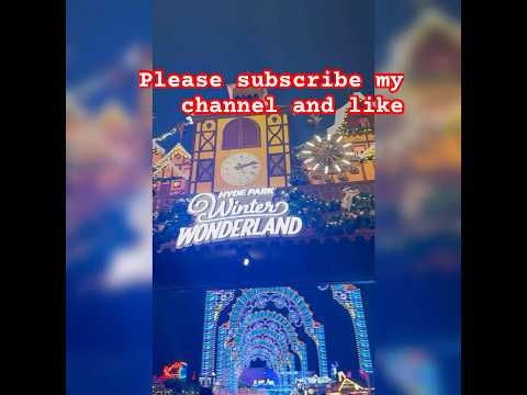 Christmas time 😱Hyde Park Winter Wonderland, London    Open until 21 November to 5th January 2025.