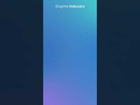 What are Enzyme inducers & Which drugs are Enzyme Inducers? #shorts