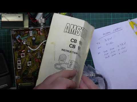 Amstrad CB900 CB27/81 UK FM CB radio (mobile) - service
