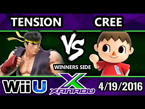 S@X l46 - Cree (Villager) Vs. ARC | Tension (Ryu, Fox) SSB4 Tournament - Smash Wii U - Smash 4