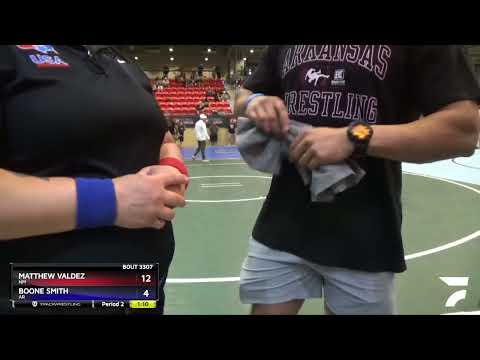 97 Lbs Quarterfinal - Matthew Valdez, NM Vs Boone Smith, AR A7b4