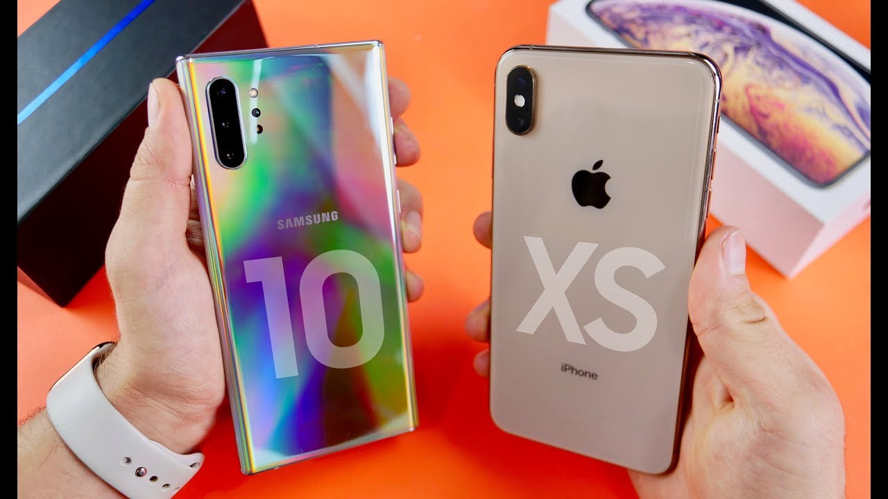 Samsung Galaxy Note 10 Plus vs iPhone XS Max Speed Test & Camera Comparison