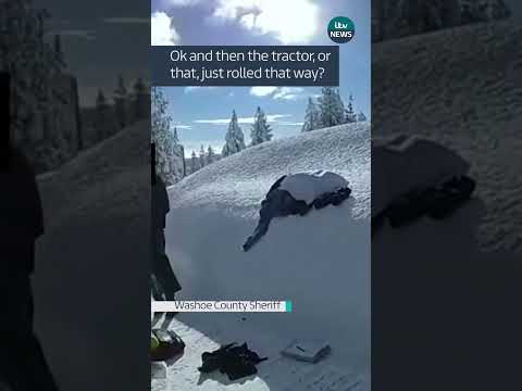 Bodycam shows moments after Jeremy Renner’s snowplough accident #itnews #news #jeremyrenner