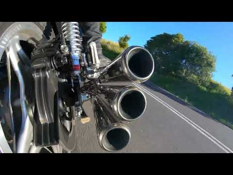 Honda CBX 1000 6 into 6 Exhaust sound.