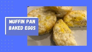 Muffin Pan Baked Eggs | Grab & Go Breakfast | Make-Ahead Breakfast Recipe