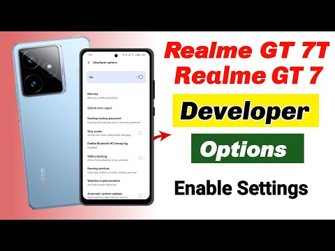How to enable developer options in realme gt 7t !! Realme gt 7 developer options settings