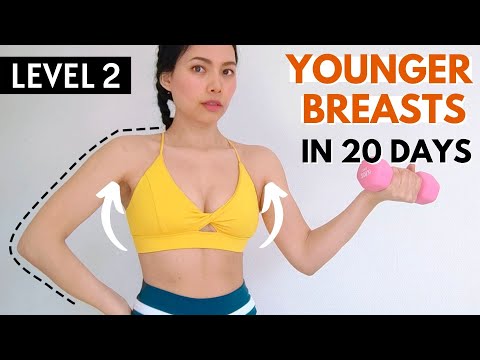 Make your BREASTS LOOK YOUNGER IN 20 DAYS with this intense workout, how to prevent sagging. LEVEL 2
