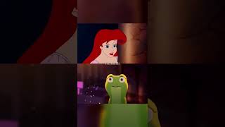 Tiana and Ariel watch their true love marry! 💔 The Little Mermaid/The Princess and the Frog #disney