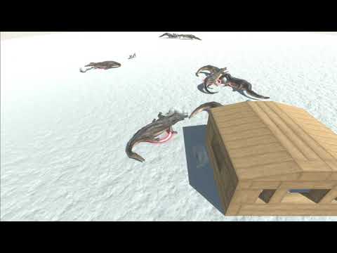 8 Polar Bear snow vs all units - Animal Revolt Battle Simulator