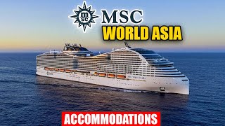 MSC World Asia Cabins & Suites Tour | MSC Yacht Club | MSC Cruise Review | Best Cruise Cabins