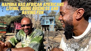 Wow! African American Brother travels to Namibia from New Jersey to developing some big things.