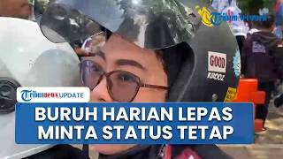 Harapan Buruh Harian Lepas di May Day Monas, Tuntut Status Pekerja Tetap dan Dapatkan Hak BPJS