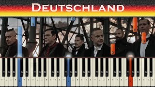 Rammstein - Deutschland - Outro (Sonne) | Piano tutorial