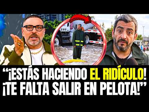 ¡INSÓLITO! Neme EXPLOTÓ EN VIVO contra Alcalde ZURDO por hacer SHOW PATÉTICO metiéndose al AGUA