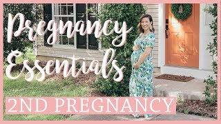PREGNANCY ESSENTIALS 2018 | SECOND PREGNANCY FAVORITES | Hayley Paige