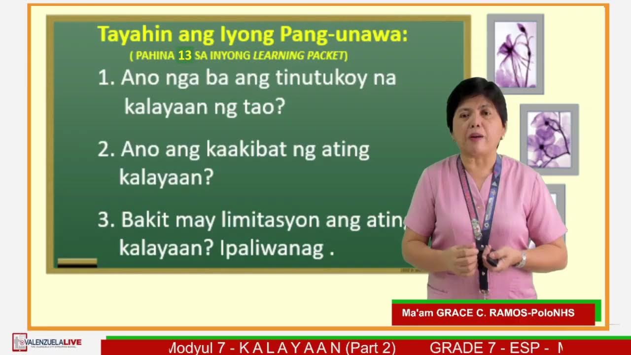 GRADE 7 ESP Q2 MODULE 7 - KALAYAAN (Part 2)