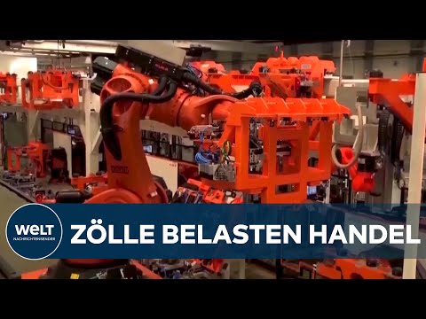 Video Thumbnail: ZOLLSTREIT BELASTET DEUTSCHE WIRTSCHAFT: Exporte in die USA sinken