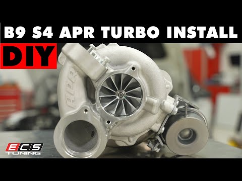 B9 S4 APR Turbo Install | ECS DIY