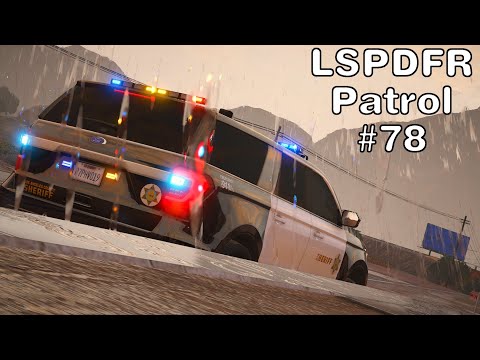 GTA 5 LSPDFR - Patrol #78 (LASD/LSSD) - Unexpected Head On Collision
