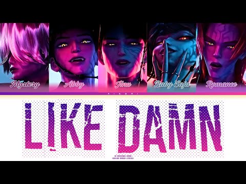 SAJA BOYS - 'LIKE DAMN' (Color Coded Lyrics)