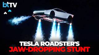 Download lagu Flying Cars Are Here? Elon Musk Shows Tesla Roadster Flying Through Air In Stunning Demo mp3