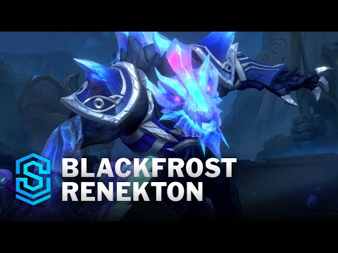 Blackfrost Renekton Wild Rift Skin Spotlight