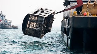NYC Subway Cars Being Dumped Into The Ocean - You Won't Believe Why!