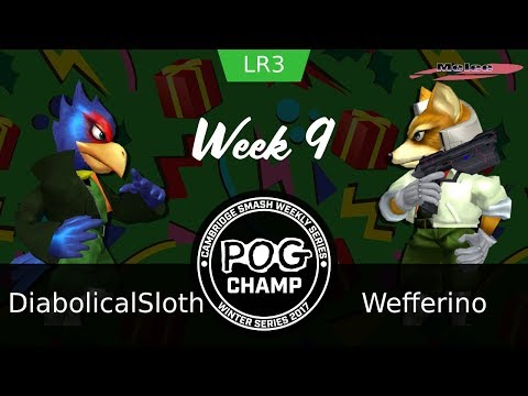 Pog Champ Winter W9 Melee - Losers Round 3 - Diabolical Sloth vs. Wefferino