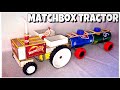 How To Make Matchbox Water Tank Tractor Trolley DIY Tractor Science Project Matchboxtractor