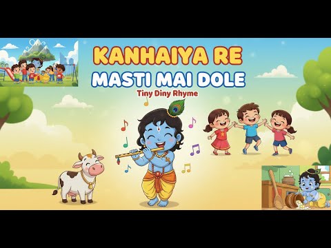 Kanhaiya re || Kid's rhyme || Tiny Diny Rhymes