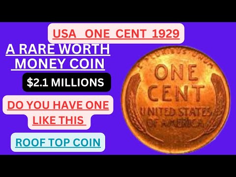 USA Liberty One Cent Coin 1929  |  A Rare and Valuable Coin