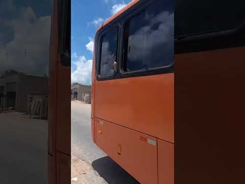 ônibus da Viação Rio Tinto saindo da cidade de Mata velha com destino a Cacimba de Dentro PB