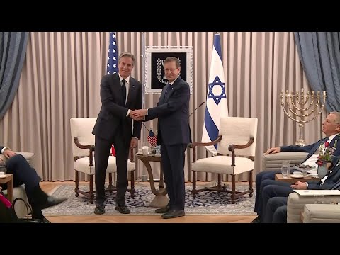 Israel's Herzog meets US Secretary of State Blinken in Jerusalem | AFP