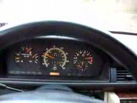 1992 Mercedes 400E Acceleration