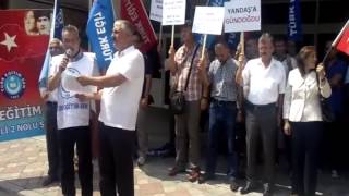 preview picture of video 'Gebze İlçe Milli Eğitim Önünde Protesto'