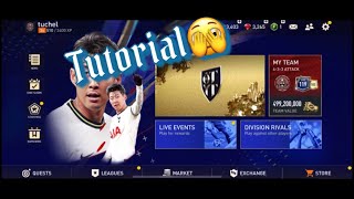 Tutorial on how to use emotes in fifa mobile.