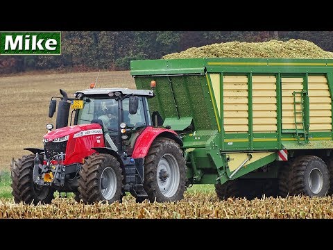 Mais hakselen 2018 | Claas Jaguar 950 | *NEW* 2x MF S 7720 + Krone TX 460 D | Meiland Azewijn | NL.
