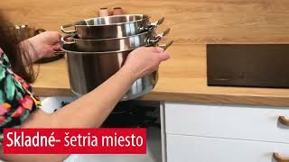 Sada nerezových hrncov MagicHome Chloe 9-dielna 
