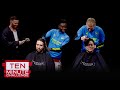 ABSOLUTE SCENES 🤣 | Bukayo Saka and Aaron Ramsdale show their barber tekkers | 10 minute challenge