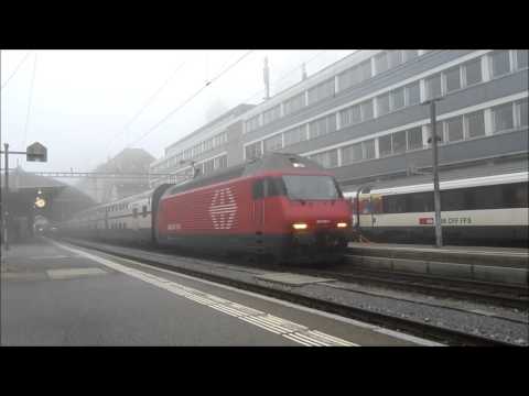 Züge in der Ostschweiz 2/2 - GTW, Rh 4024, Re 4/4, KISS, FLIRT - 12.2015