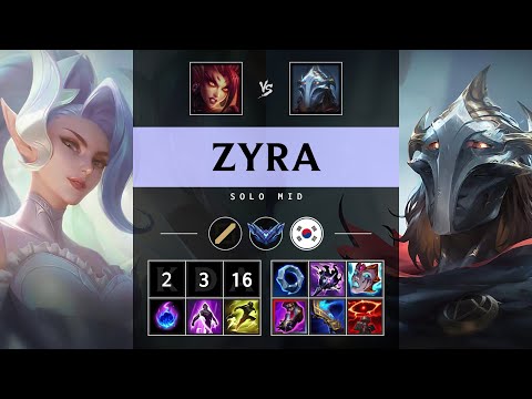 Zyra Mid vs Viktor - KR Diamond Patch 25.15