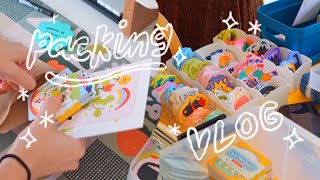 packing 900+ shop orders!!! (or trying to) ✩ home studio vlog