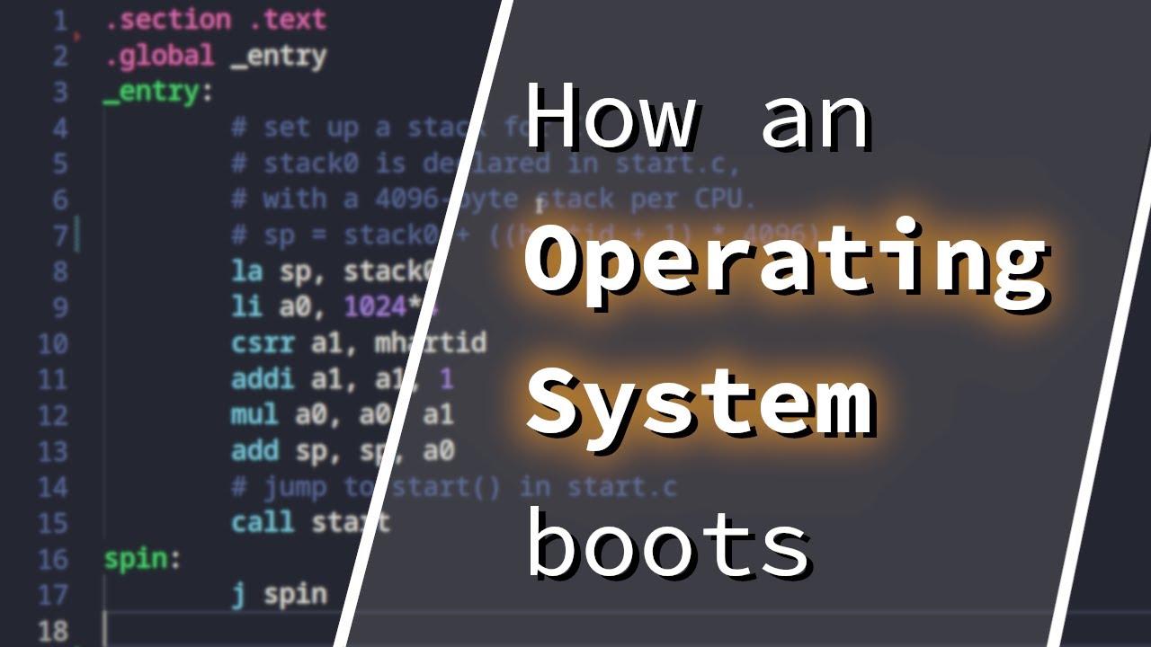 How does an OS boot? //Source Dive// 001
