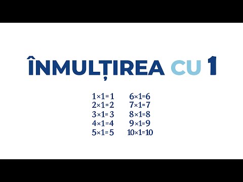 ÎNMULȚIREA cu 1 (cu detalii de iarnă)