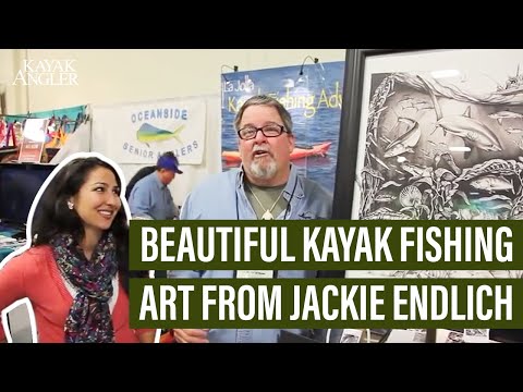 Beautiful Kayak Fishing Art from Jackie Endlich