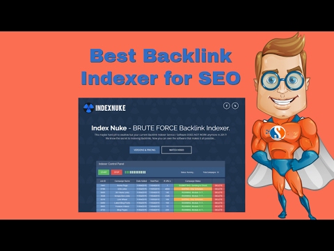 Best Indexing Software for SEO - Index Nuke Platinum Review and Tutorial -
