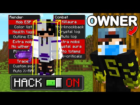 Secretly Using HACKS In This Minecraft SMP...