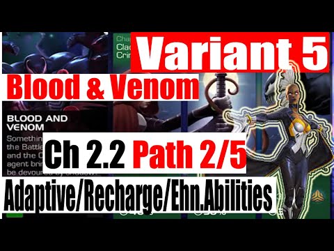 Variant 5 Ch 2.2 Path 2/5 (Adaptive/Recharge/Ehn Abilities) - Marvel Contest of Champions